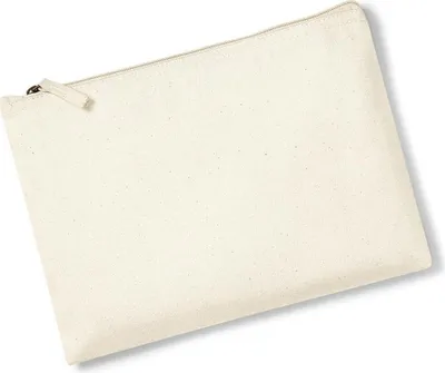 Produktbild von Westford Mill W830 | EarthAware Organic Accessory Pouch - Farbe: Natural - Größe: S