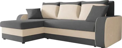 Produktbild von MIRJAN24 Ecksofa Kris, Stilvoll Eckcouch mit Bettkasten und Schlaffunktion, L-Form Couch, Schlafsofa (Mikrofaza 0027 + Mikrofaza 0031)