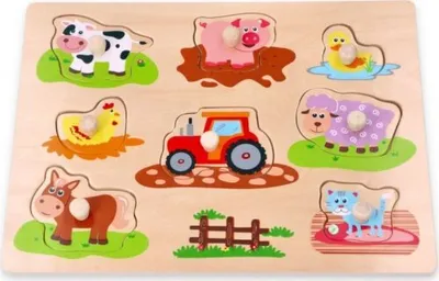 Zdjęcie produktu dla Spielba Holzspielwaren 520064, 8 szt., Farma, 1 lat(a)