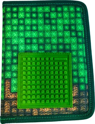 Immagine prodotto di PIXIE CREW - Astuccio a un piano, verde, Mine&Craft 50 pixel