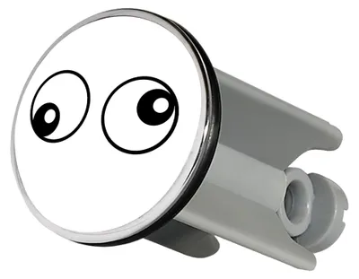 Produktbild von Waschbeckenstöpsel mit Freaky Eyes, 4 cm für Waschbecken
