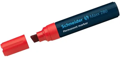 Produktbild von Schneider Maxx 280, Rot, Schwarz, Rot, Meißel, Pappe, Glas, Papier, Kunststoff, Holz