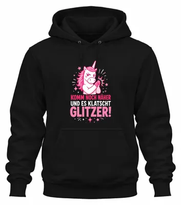 Imagen del producto de Sudadera con capucha "Statement", diseño sarcástico, color negro, talla XL