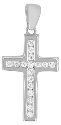 Produktbild von Akzent Damen Anhänger "Uaan" aus 925 Sterlingsilber, rhodiniert, langlebig