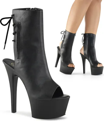 Produktbild von ASPIRE-1018 Damen Booties von Pleaser, Schwarz  , EU 41, US 11