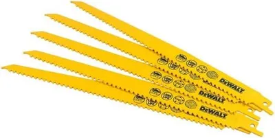 Zdjęcie produktu dla DEWALT Saebelsaegeblatt HCS Holz 228mm 5Stk