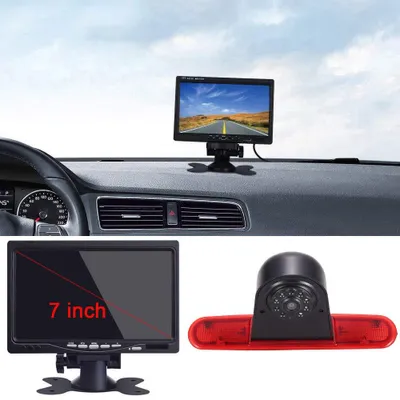 Zdjęcie produktu dla Kamera cofania do samochodu dostawczego + 7-calowy monitor LCD TFT