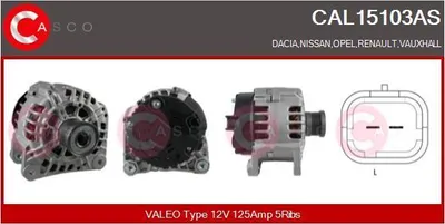 Immagine prodotto di Alternatore 125A
