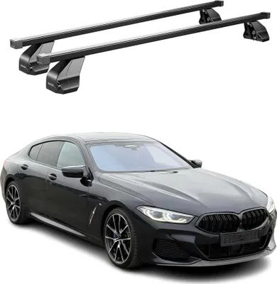 Produktbild von Menabo Dachträger für BMW 8er Gran Coupe G16 / Coupe G15 2018-25 Schwarz Alu 2x