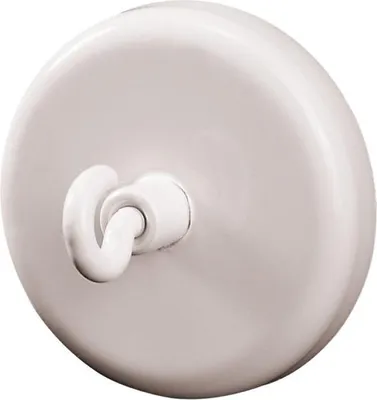 Zdjęcie produktu dla Magnesy haczykowe białe 47 mm, 15 kg
