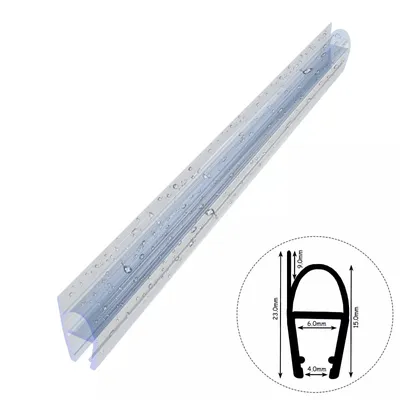 Obrázok produktu pre Tesnenie do sprchy D13 4-5mm 190cm Tesnenie do sprchových dverí Náhradné tesnenie do sprchových kútov