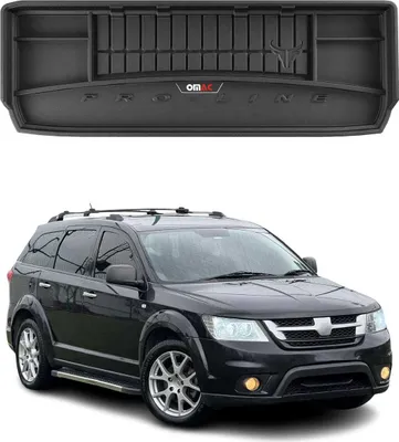 Productafbeelding van OMAC rubberen bagagerek voor Fiat Freemont 2011-2015, 7-zits, TPE-laadruimtebeschermer