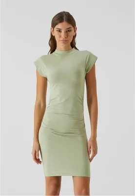 Obrázek produktu pro Dámské šaty Urban Classics Ladies Short Bavlna Jersey Dress softsalvia - XL