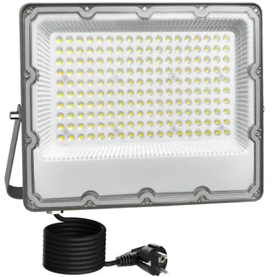 LED Flutlicht 150W 15000 Lumen IP66 mit Schuko-Stecker