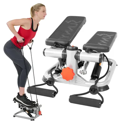 Image de Mini-stepper Sunny Health & Fitness avec écran LCD et hauteur de marche réglable