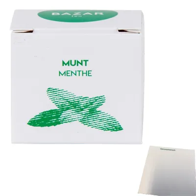 Produktbild von Bazar Tee Minze (1x54g Schachtel) + usy Block