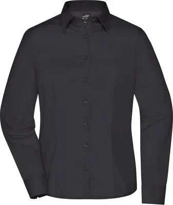 Produktbild von Ladies' Business Shirt Long-Sleeved black, Gr. XS