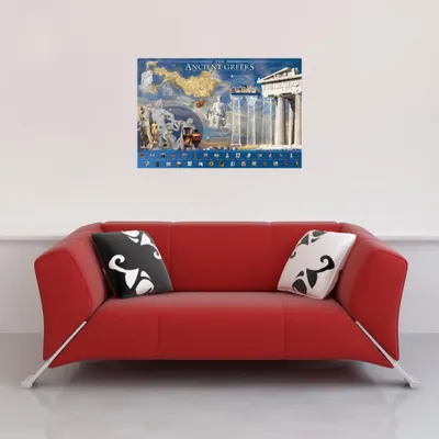 Immagine prodotto di Didattica - Educazione - Poster - Gli antichi greci + 1 poster di dimensioni 61x91,5 cm