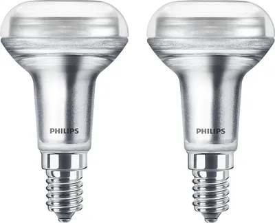 Zdjęcie produktu dla Philips Reflektor 40 W R50 E14, 2 szt., 2,8 W, 40 W, E14, 210 lm, 15000 h, Ciepłe białe