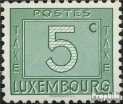 Produktbild von Briefmarken Luxemburg 1946 Mi P23 postfrisch Portomarken