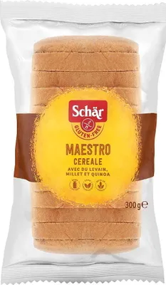 Produktbild von MAESTRO CEREALE GLUTENFREIES MEHLBROT, GESCHNITTEN, 300 g – SCHAR