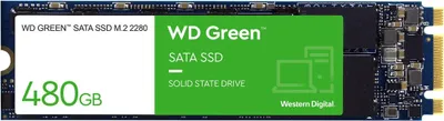 Image de Western Digital WD Green, 480 Go, M.2, 545 Mo/s, 6 Gbit/s