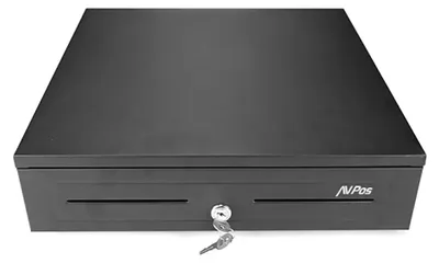 Imagen del producto de AVPos AVP-CASH-U285, Cajón dispensador de billetes, manual y automático, Acero, , Plástico, 12 V, 410 mm