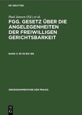 Produktbild von §§ 35 bis 166
