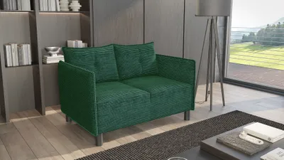 Produktbild von Zweisitzer-Sofa MAELLA – Dunkelgrün