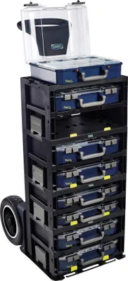 Produktbild von raaco TRT-0 CarryMore, Aluminium, Transportwagen, Aluminium, 80 kg, 2 Rad/Räder, 400 mm