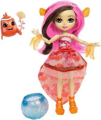 Immagine prodotto di Mattel Enchantimals FKV56 Bambola Clarita Pesce Pagliaccio con cambio di colore, bambola