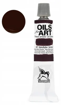 Produktbild von Renesans Oils for Art Ölfarbe 20ml Van-Dyck-Braun