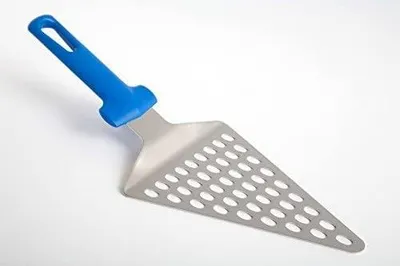 Pizzaschieber Edelstahl 14 cm gelocht