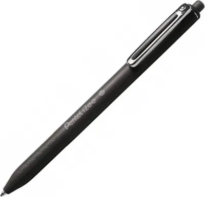 Image de Pentel BX467-A Stylo à bille noir Clip-on Stylo à bille rétractable