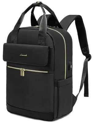 Produktbild von Rucksack mit Laptopfach - Damen - Arbeitsrucksack für Laptops - Geldbörse
