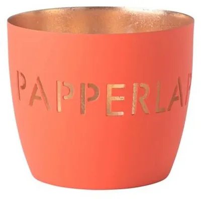 Produktbild von Gift Company Windlicht Madras Papperlapapp Neon Orange