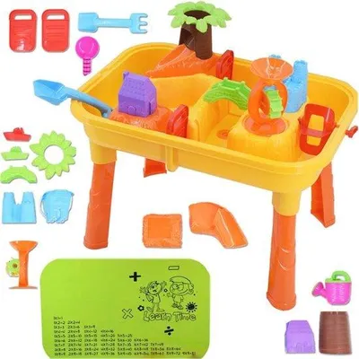 Productafbeelding van Famanu zand- en watertafel 2-in-1 - Ideaal voor peuters