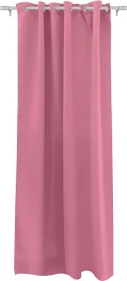 Produktbild von Victoria M. AURORA Ösenvorhang, verdunkelnd, 140 x 245 cm, rosa blickdichter Thermo‑ & Schallschutz Vorhang aus Polyester, UV‑beständig, waschbar