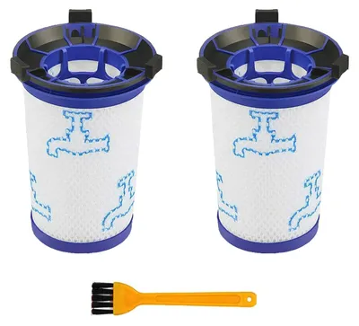 Ersatzfilter für Rowenta Air Force 360, 2 Stück + Bürste