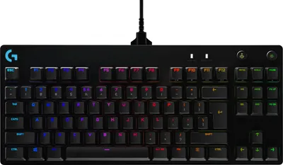 Image de Logitech G PRO Gaming Keyboard Clavier USB QWERTY US International Noir (920-009392)