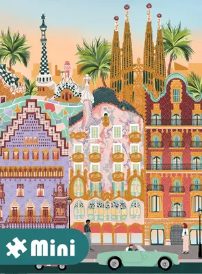 Immagine prodotto di Pieces & Peace Puzzle Mini Barcellona 96 pezzi Giocattolo