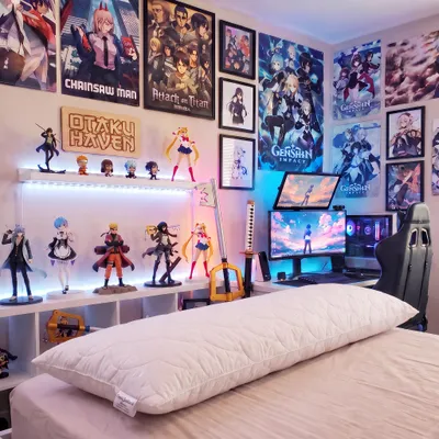 Produktbild von 1 Stück Seitenschläferkissen, Dakimakura 160 x 50cm, KI-generiertes Bild
