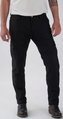 Produktbild von Rokker Black Jack Slim Motorrad Textilhose, schwarz, 38