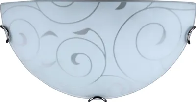Zdjęcie produktu dla Kinket łazienkowy półplafon E27 klips chromowy Harmony Lux 3851 Rabalux