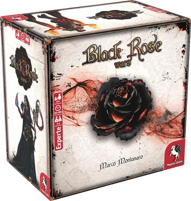 A product box for a board game titled 'Black Rose Wars'.