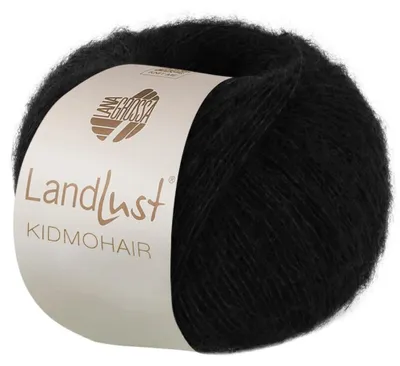 Produktbild von Lana Grossa - Landlust Kidmohair  0020 schwarz