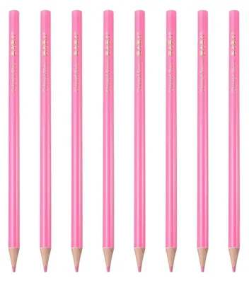 Produktbild von Buntstift Set 8 Stück Holz Ölbasierte Farbstifte Pink für Künstler und Erwachsene