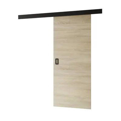 Produktbild von Schiebetür WAYATT mit Griff, Sonoma Eiche, Soft-Close-System, 96 cm