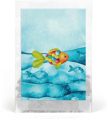 Produktbild von Samentütchen Regenbogenfisch 10er Set für Kindergeburtstag und Taufe