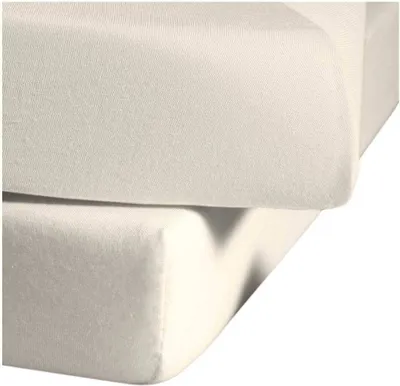 Produktbild von fleuresse Single Jersey Spannbettlaken Jenny C 200x200 cm Creme